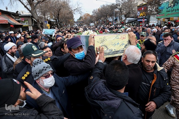 استقبال و خاکسپاری از شهدا گمنام در خراسان شمالی