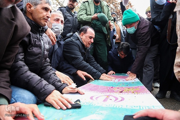 استقبال و خاکسپاری از شهدا گمنام در خراسان شمالی