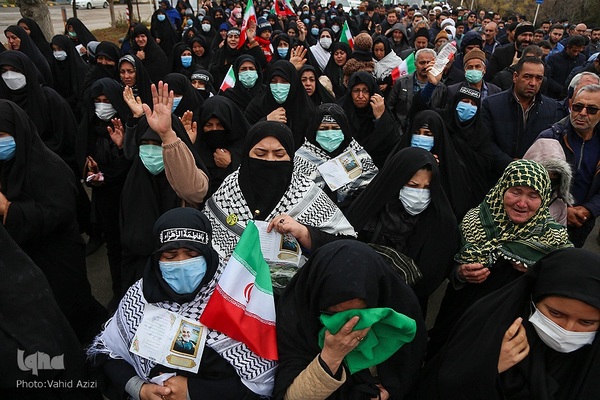 استقبال و خاکسپاری از شهدا گمنام در خراسان شمالی