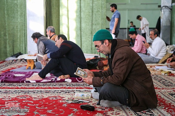 مراسم معنوی اعتکاف خراسان شمالی