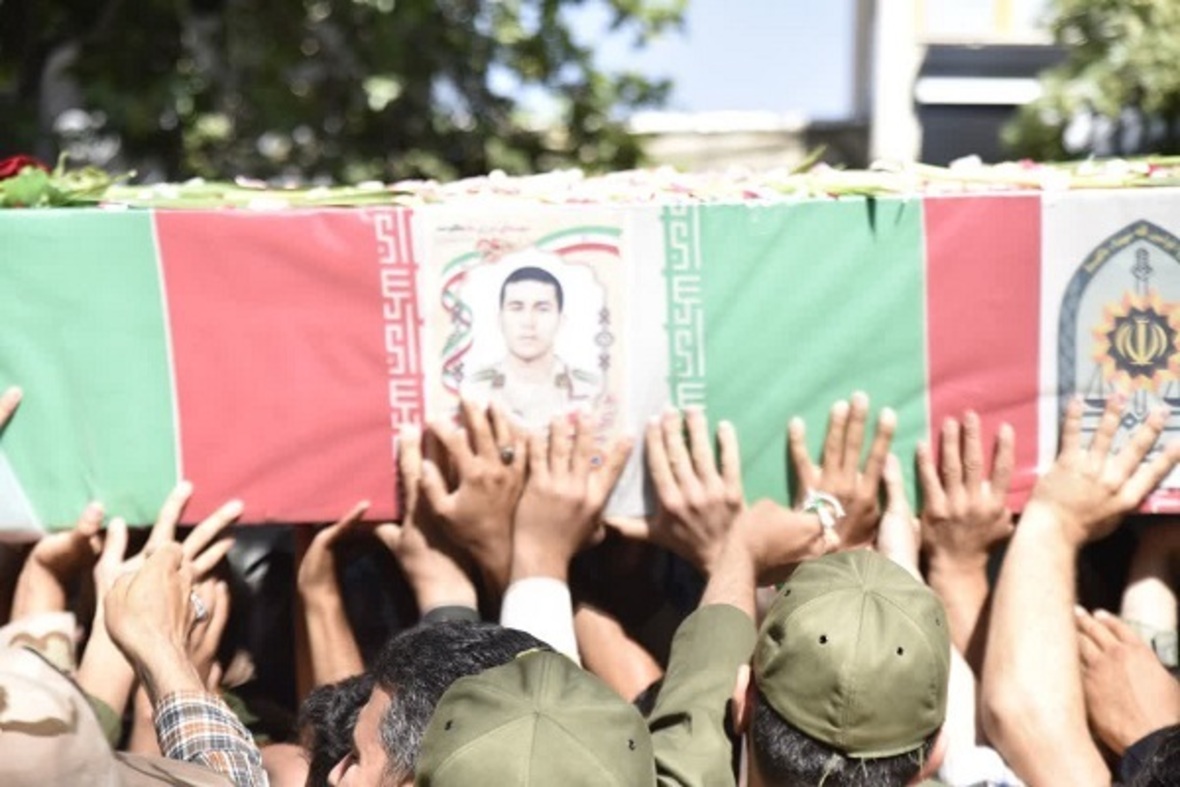 «محمد مهدی احمدی» شهید مرزبان بجنوردی در خاک آرام گرفت