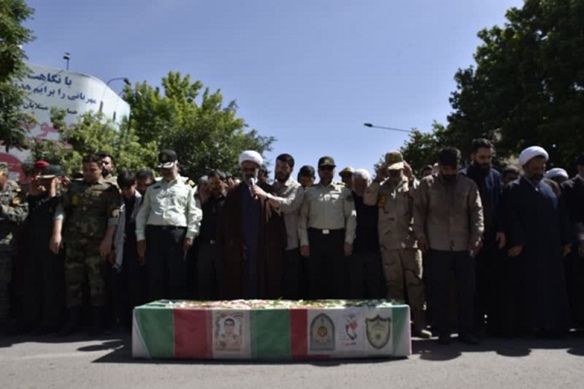 «محمد مهدی احمدی» شهید مرزبان بجنوردی در خاک آرام گرفت