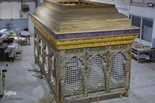Un nouveau Zarih pour le sanctuaire sacré de Hazrat Zeynab (SA) en construction en Irak