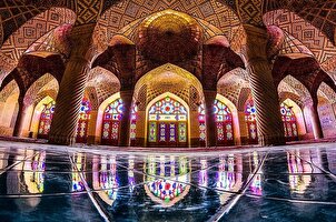 La mosquée Nassir-ol-Molk à Shiraz