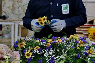 Le sanctuaire de l’honorable Masoumeh (SA) décoré par des fleurs