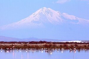 Le lac Akgöl en Turquie