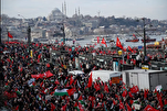 Des milliers de Turcs se rassemblent à Istanbul en soutien à la Palestine