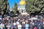 50000 fidèles palestiniens participent à la prière du vendredi à Al-Aqsa