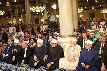 قاہرہ؛ مسجد امام حسینؑ میں میلادالنبی ﷺ کی پرشکوہ تقریبات+ تصاویر و فلم